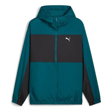 PUMA Mesh Lined Windbreaker Jacket 'Cold Green'