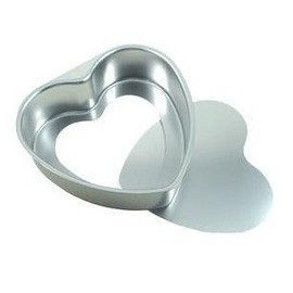 6寸心形活底模 心形蛋糕模具 烘焙蛋糕模具 烤箱用 布丁模具-7201005