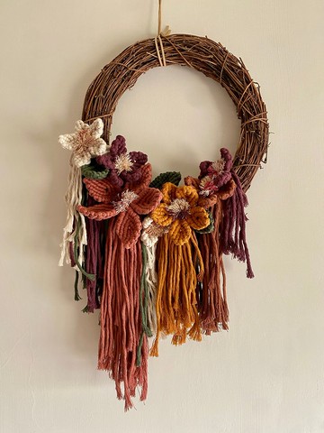 Macrame 編織花藤圈