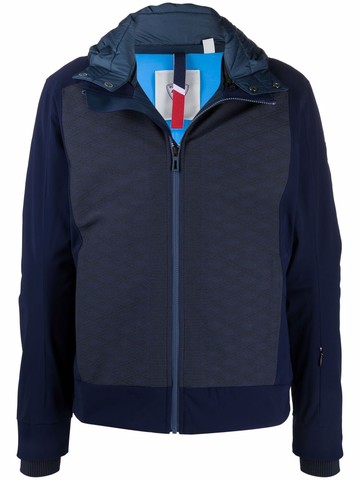 Rossignol - panelled padded jacket - men - Polyester/Elastane/Polyamide/Polyamide - M - Blue