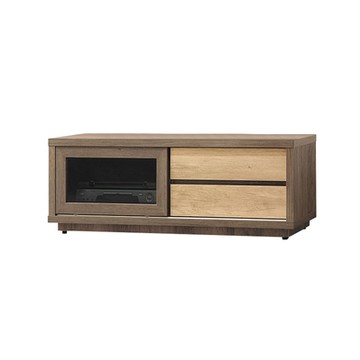 Boden-范奇4尺二抽電視櫃/長櫃/視聽櫃-120x43x45cm