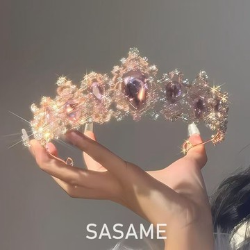 ❤️在臺好貨❤️爆款 巴洛克之夢 公主風 皇冠 生日 聚會 爆閃 水鉆 王冠 高顏值 發箍 禮服 髮飾