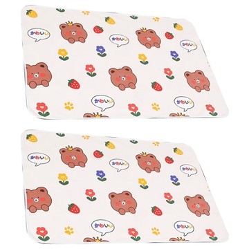 西格傢飾 多功能防水透氣保潔墊 2個  200 x 150cm  呆萌熊