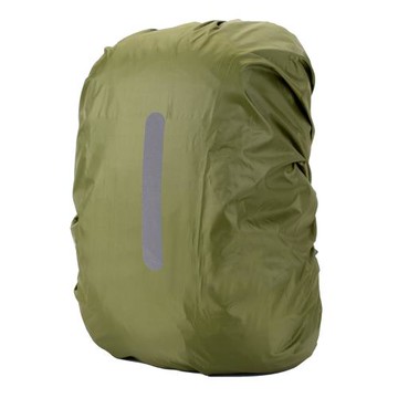 戶外騎行徒步安全反光防雨防塵套書包登山包防水套雙肩背包防雨罩