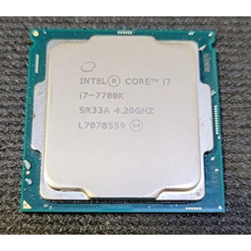 Intel Core i7-7700K 4,2 GHz - PCパーツ