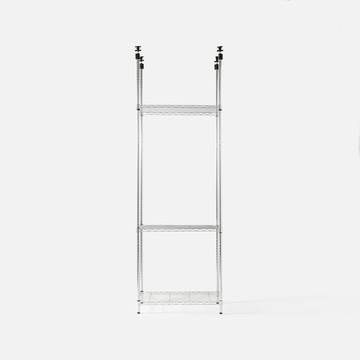 特力屋頂天立地鍍鉻三層架寬75*深46*高235-295公分