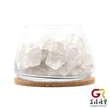 【正佳珠寶】白水晶 原礦消磁水晶杯 淨化純淨能量 消磁白水晶原礦擺件