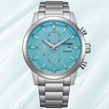 CITIZEN星辰 Chronograph系列 光動能計時腕錶 CA0748-80L