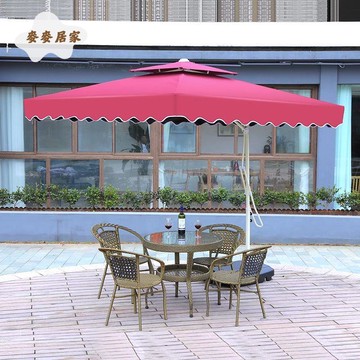 戶外遮陽傘庭院傘別墅陽臺崗亭擺攤室外大型傘沙灘傘羅馬傘太陽傘 pm6251