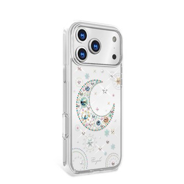 iPhone 17/16/15/14/13/12/11 輕薄軍規防摔水晶彩鑽手機殼-星月