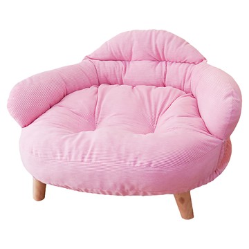 毛皇上 寵物沙發  大號 L  粉色  1個