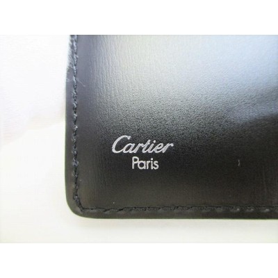 カルティエ Cartier パンテール ドゥ カルティエ レザー 手帳カバー