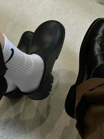 TWENTYONE 21雨鞋機能城市戶外百搭包頭拖防水潮流穆勒廚師鞋