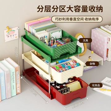 ✨臺灣出貨✨抽屜式收納架 桌面置物架 可推拉收納盒 桌面收納盒 雜物置物盒 收納架 收納盒 抽屜式收納盒 辦公收納神器
