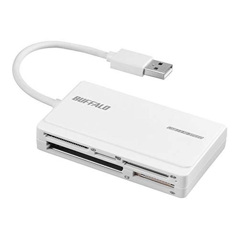 BUFFALO USB2.0 マルチカードリーダー UHS-I対応ケーブル収納モデル ホワイト BSCR508U2WH 通販  LINEポイント最大1.0%GET | LINEショッピング