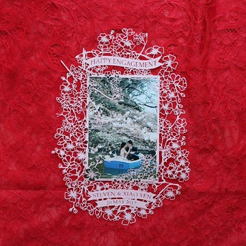 客製化櫻花紀念紙雕 (含框) | 結婚禮物 | 感謝禮物 |紀念品
