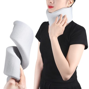 大友los1606海綿頸托防低頭頸椎固定舒適支撐護頸脖子前傾斜頸居家辦公頸圍杰恆