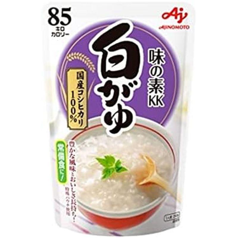 味の素KK おかゆ 白がゆ250g、玉子がゆ250g、小豆がゆ250g、梅がゆ250g、紅鮭がゆ250g 5種アソート 各1個セット