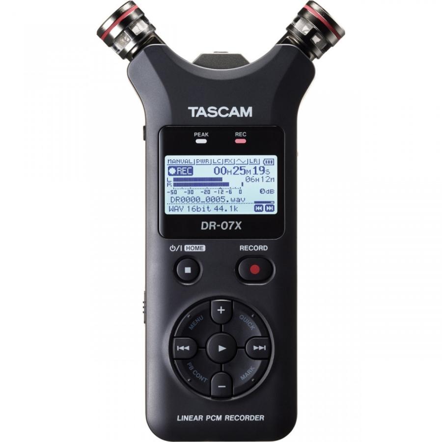 TASCAM USBマイク機能付 レコーダー DR-07X   ウィンドスクリーン等 お勧めアクセサリーセット