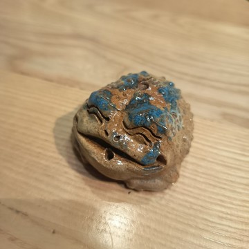 三腳招財蟾蜍香插擴香石園藝擺飾桌上小物茶寵
