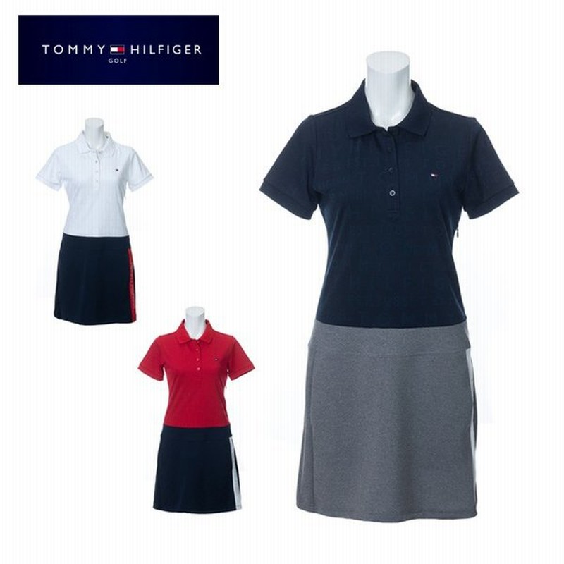 トミーヒルフィガーゴルフ Tommy Hilfiger Golf ゴルフウェア ワンピース レディース ロゴジャガード Thla016 通販 Lineポイント最大0 5 Get Lineショッピング