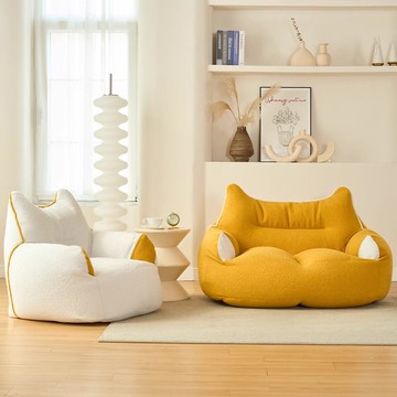 ??快速出貨 可開發票 懶人沙發榻榻米可躺可睡家用小躺椅臥室客廳飄窗單雙人休閑絨豆袋