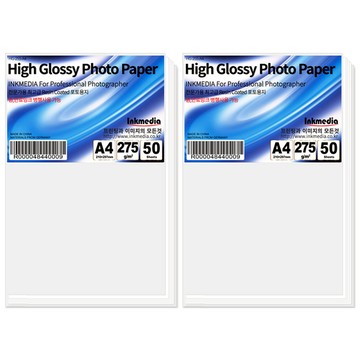 Inkmedia 高光澤相片紙 50入  100個裝  A4