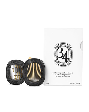 34 Boulevard Saint Germain Car Fragrance Diffuser and Refill Insert Set, 0.07 oz.