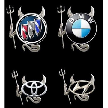 惡魔車貼 特色LOGO