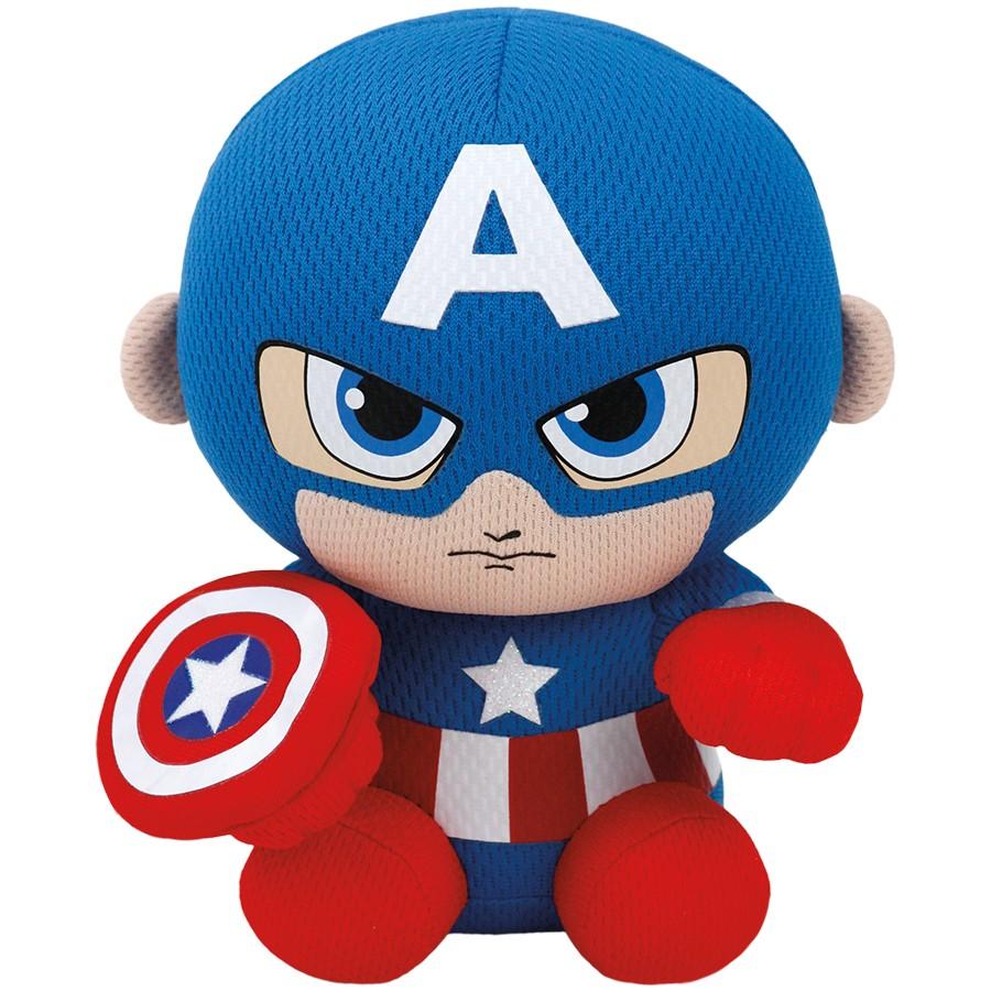 TY Marvel ぬいぐるみ ビーニー キャプテンアメリカ Captain America