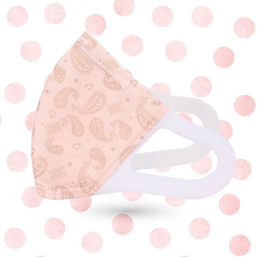 麗正 成人3D醫用口罩(蜜粉變形蟲)寬耳帶- 30入 / 單片包裝