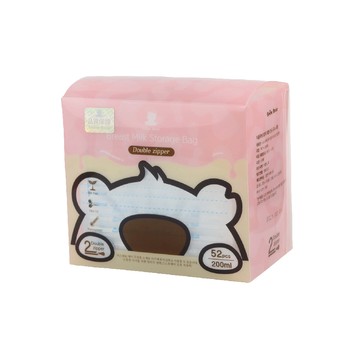 【韓國 SnowBear 】雪花熊 200ml 完美切口母乳儲存袋 52枚 #母乳袋 冷凍母乳儲存袋 保存袋