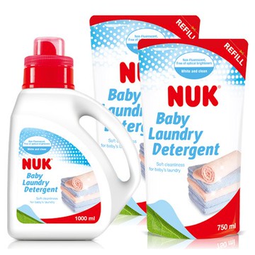 NUK 嬰兒洗衣精促銷組 (1000ml+補充包750mlx2)【悅兒園婦幼生活館】