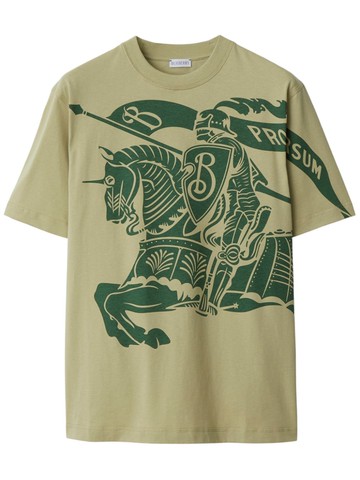 Burberry - EKD crew-neck cotton T-shirt - men - Cotton - L - Green