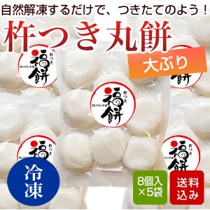 杵付き餅 大ぶり 冷凍 40個入 2.9kg 丸餅  雑煮用 防腐剤不使用 無添加  おせち 福岡県産