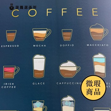 【福利品】咖啡品鑑I - 臥室掛畫/簡約風佈置/居家佈置/裝飾畫
