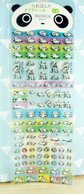【震撼精品百貨】たれぱんだ 趴趴熊 趴趴熊小貼紙-彩色圖案 震撼日式精品百貨