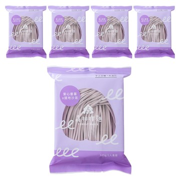 FOREST NOODLES 森林麵食 紫心番薯口味 道地沙茶 125g  5包