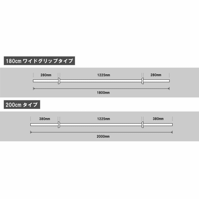 バーベルシャフト 200cm 28mm径（IROTEC） バーベルセット IROTEC