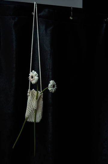 SELF 針織掛脖斜背包