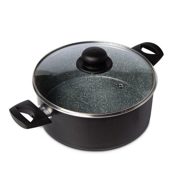 Piardi Home 七層複合鋁鋼雙耳易潔鍋 (附鍋蓋) 24cm