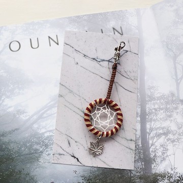 楓葉寄語丨聖誕禮物 手作 Dreamcatcher 捕夢網吊飾 鑰匙扣