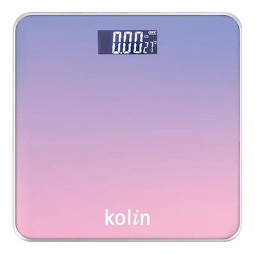 Kolin 歌林 繽紛電子體重計 2W 28 x 28 x 2cm  KWN-DLW803  繽紛色  1個