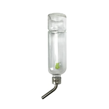 金德恩 美國製造 LIXIT 寵物鋼管雙珠玻璃飲水瓶 360cc 寵物玻璃瓶 寵物飲水瓶 雙珠飲水瓶