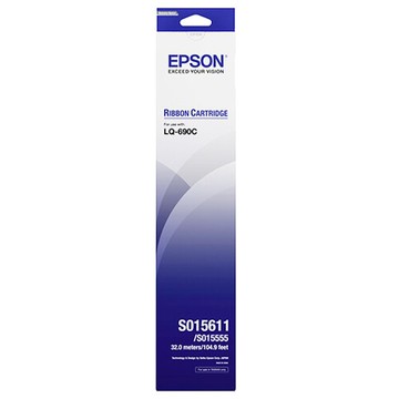 EPSON 原廠色帶 / 盒 S015611  LQ-690C｜領券最高折$220