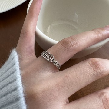 《現貨》正生純銀 純銀925 黃大仙 招財 算盤錢幣戒指 純銀戒指 古錢戒指 錢幣戒指 開口戒 銀戒 銀飾戒指 正生銀飾