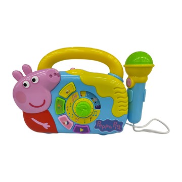 Peppa Pig 粉紅豬小妹 歡唱兒歌麥克風  16 x 6.5 x 25cm  1個