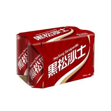 【蝦皮直營】黑松 黑松沙士 330ml 6入組