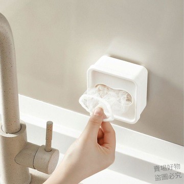 強力推薦🔥廚房壁掛式雜物過濾網收納盒免打孔牆壁置物架櫃門抽屜收納整理msfc