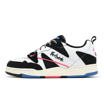 Reebok 休閒鞋 BB 4000 II 96 男鞋 黑 白 粉藍 拼接 麂皮 復古籃球鞋 100201681